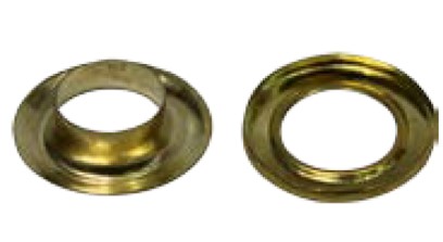 Heavy-Duty Tarpaulin Accessories - Metal Eyelets Brass Plated 12mm Diameter for Secure Tie-Downs and Reinforcement, Corrosion Resistant for Outdoor Tarpaulins and Covers
